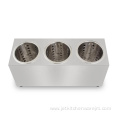 3-Hole Stainless Steel Fork Knife Box Container